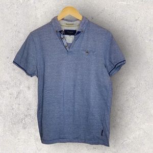 Ted Baker Men’s Trynor Slim Fit Polo Blue T-shirt